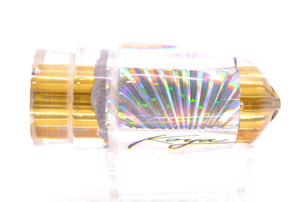 Koya Lures Silver Rainbow Starburst 4-Hole Bullet 9"+ 6oz