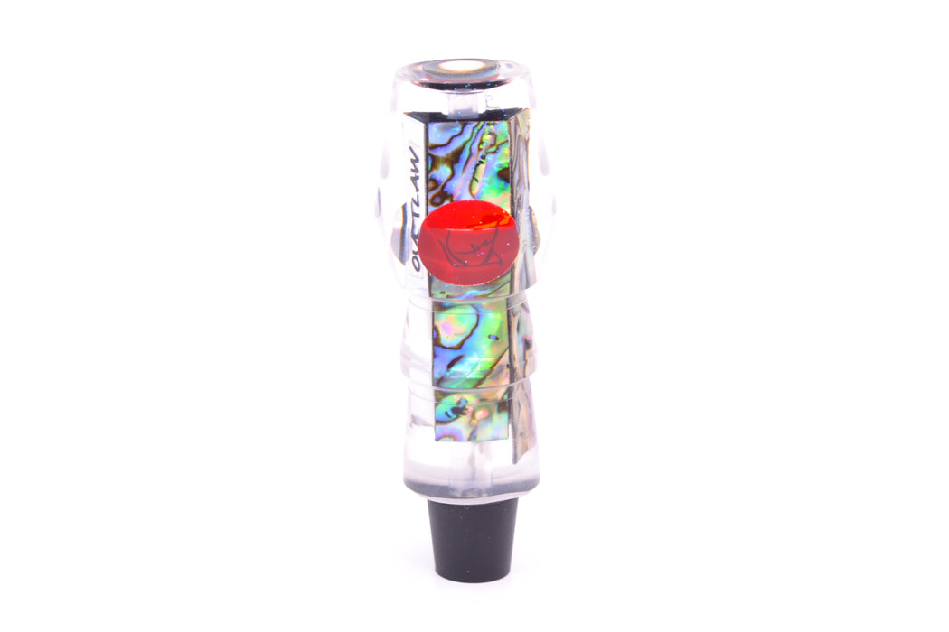 Bonze Lures Paua Shell Red Eyes Eyes Outlaw 7" 1oz