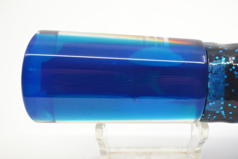 Marlin Magic Purple MOP Blue Back Red Eyes Reverse Taper Large Tube 12" 8.6oz Skirted
