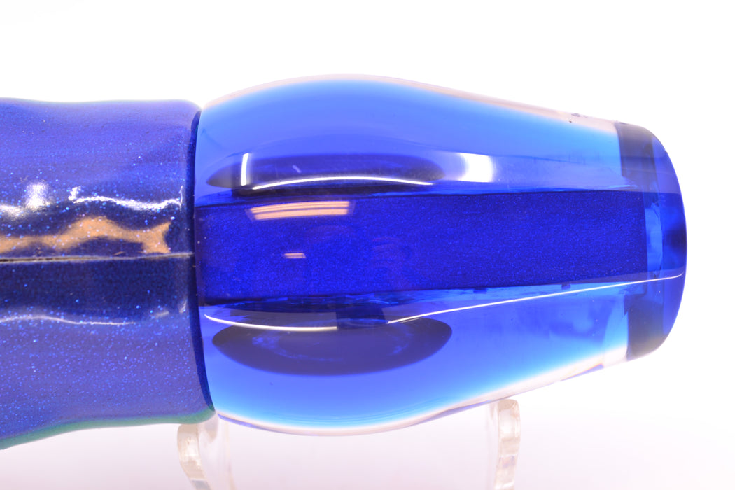 Moyes Lures Blue-Pink Dichro Blue Back Taxi Eyes Large Sumo 14" 10.3oz FT Vinyl Blueberry