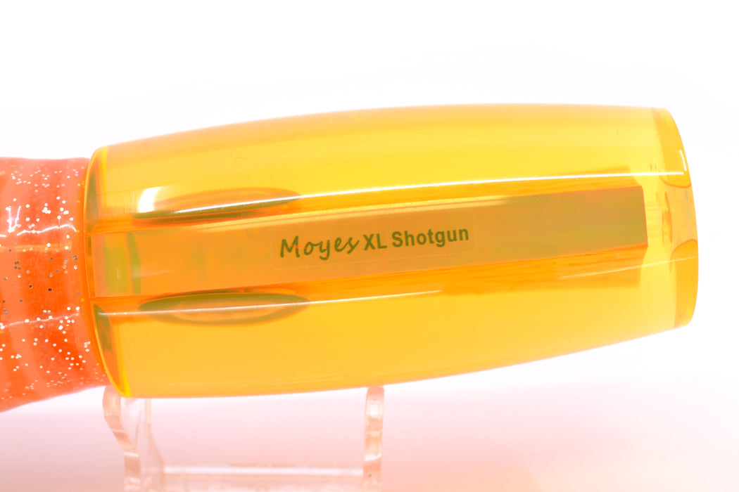 Moyes Lures Orange Awabi Taxi Eyes XL Shotgun 14" 12oz Skirted Root Beer-Petrolero