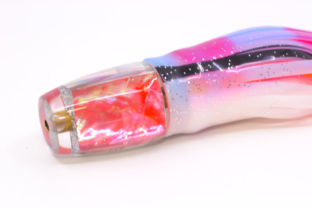 Koya Lures Pink MOP-Silver Starburst JP 511 9" 4oz Skirted Gay Bob GZE