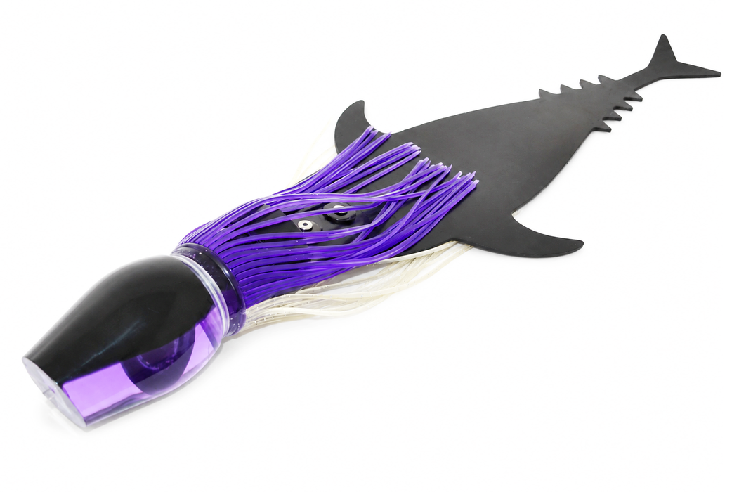 Moyes Lures/Grander Marlin Tackle Sumo + D-Flap Teaser Combo Purple-Clear