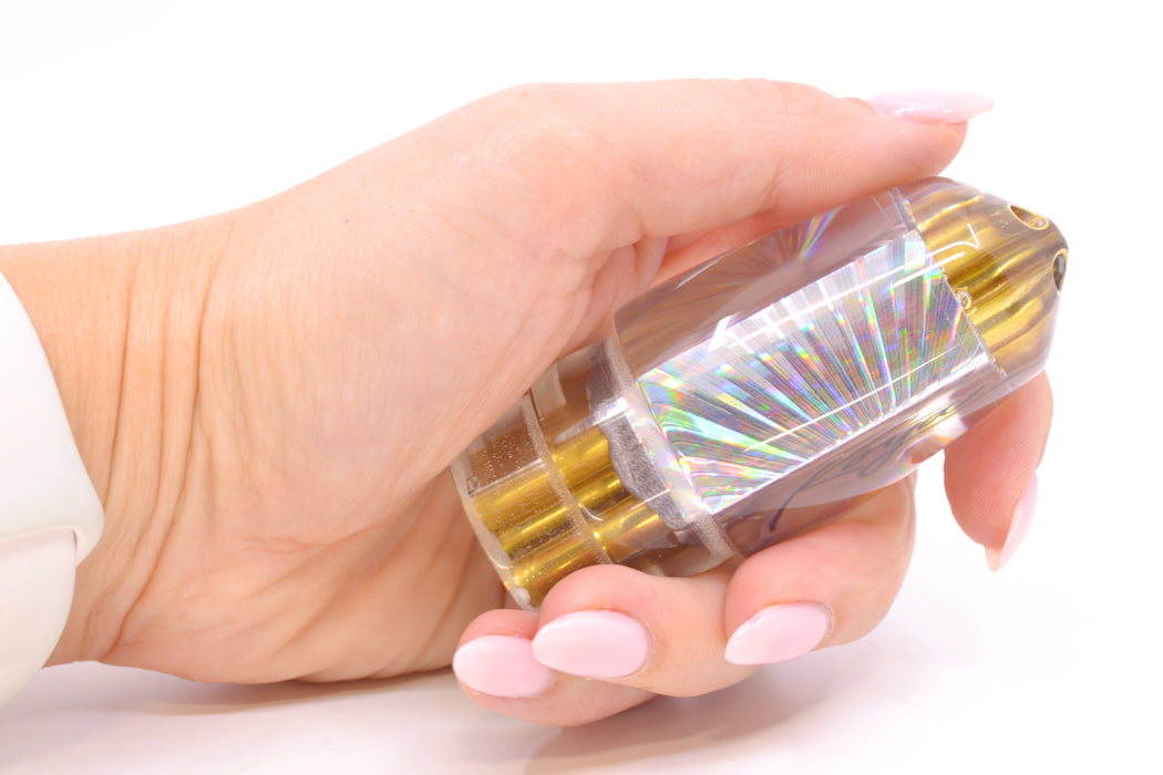 Koya Lures Silver Rainbow Starburst 4-Hole Bullet 9"+ 6oz