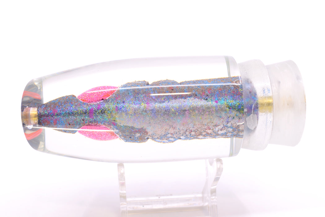 Joe Yee by KEGZ-Niiyama Collab Blue Fish Head Pink Eyes Super Plunger 14" 7.2oz GZE