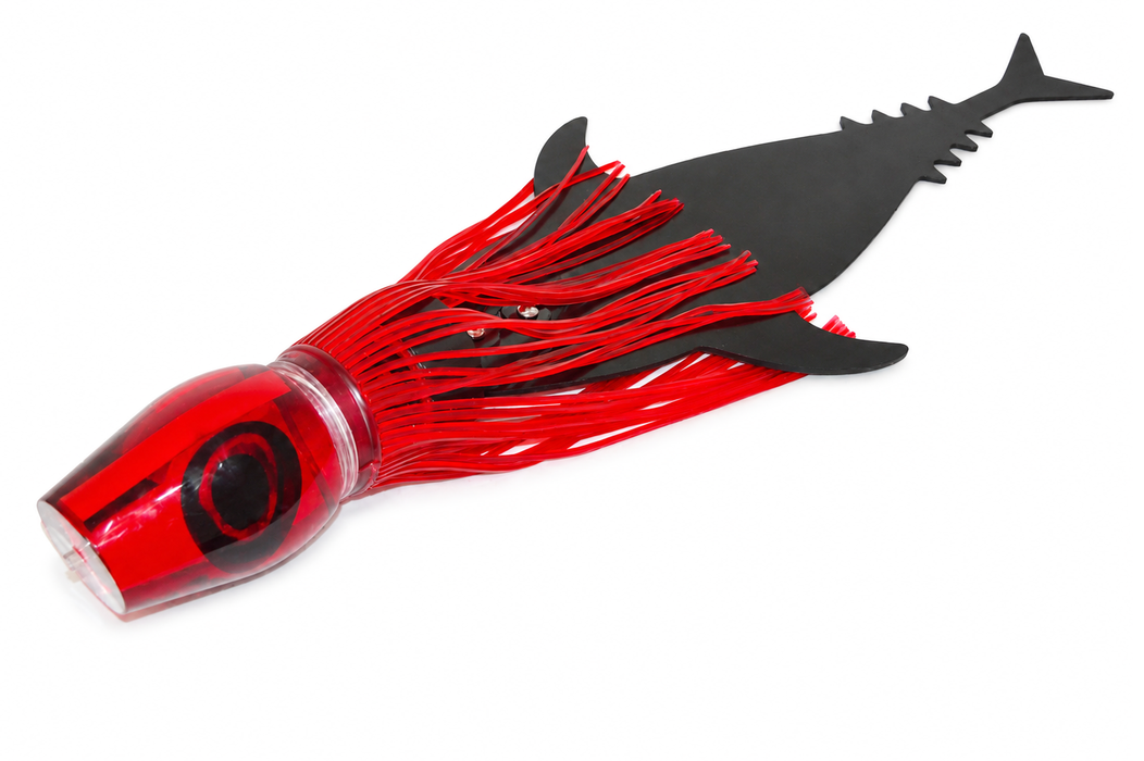 Moyes Lures/Grander Marlin Tackle Sumo + D-Flap Teaser Combo Red