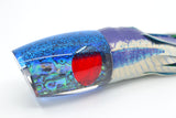 TANTRUM Lures Paua Shell Blue Glitter Back Red Eyes XL Bandit 14" 12.3oz ALV Blue Ballyhoo