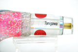 Tanigawa Lures White MOP Red Eyes Small Slant 7" 4oz Skirted Clear-Blue-Pink