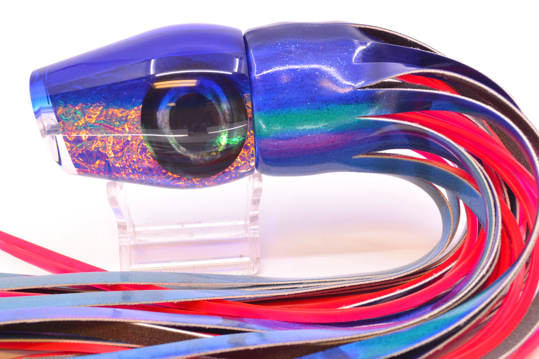 Moyes Lures Blue-Pink Dichro Blue Back Taxi Eyes Large Sumo 14" 10.3oz FT Vinyl Blueberry