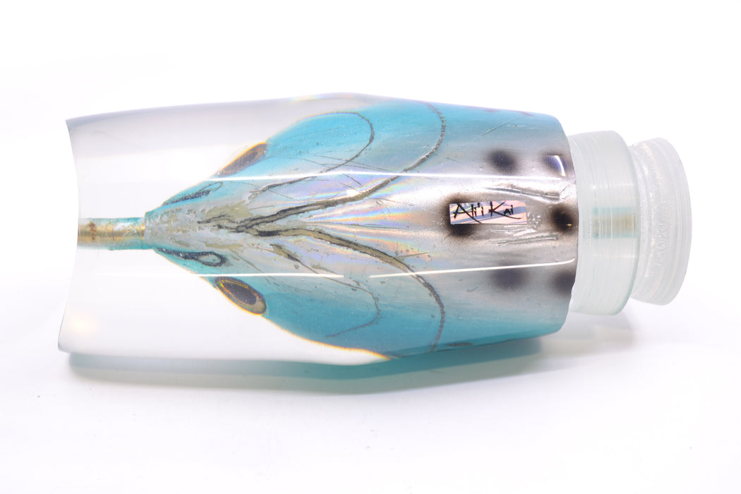 Ali'i Kai Lures Bonito Black-Turquoise-Silver Fish Head #2 Torta Teaser 26oz