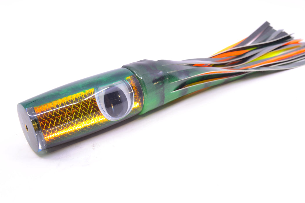 Koya Lures Rainbow Scale Green Back Doll Eyes Hard Head 12" 7oz FT Vinyl