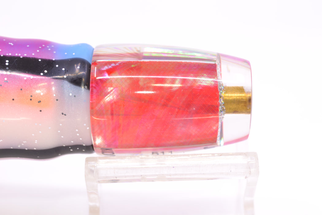 Koya Lures Pink MOP-Silver Starburst JP 511 9" 4oz Skirted Gay Bob GZE