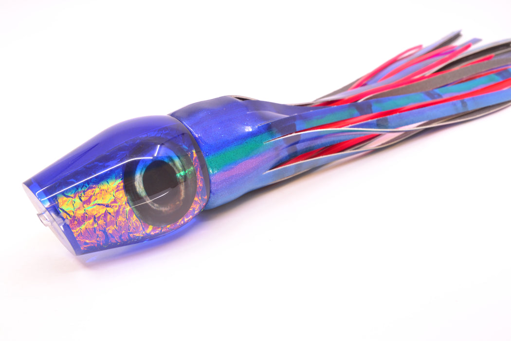 Moyes Lures Blue-Pink Dichro Blue Back Taxi Eyes Large Sumo 14" 10.3oz FT Vinyl Blueberry