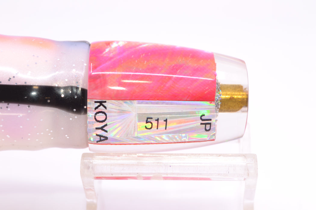 Koya Lures Pink MOP-Silver Starburst JP 511 9" 4oz Skirted Gay Bob GZE