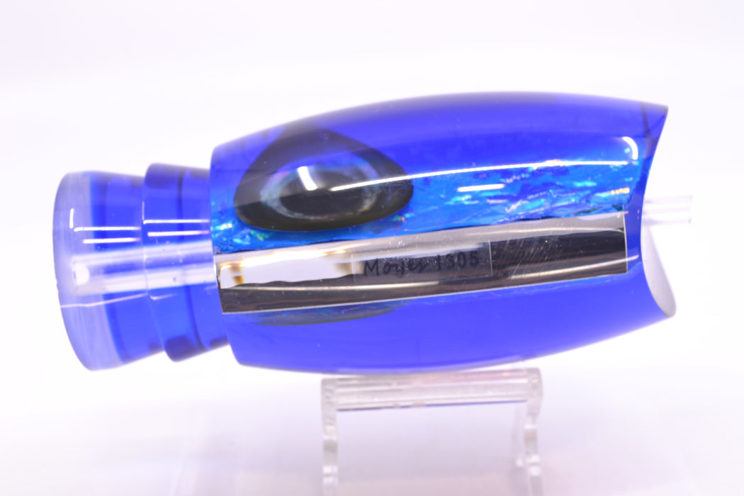 Moyes Lures Blue-Pink Dichro Blue Back Taxi Eyes 1305 16" 12oz