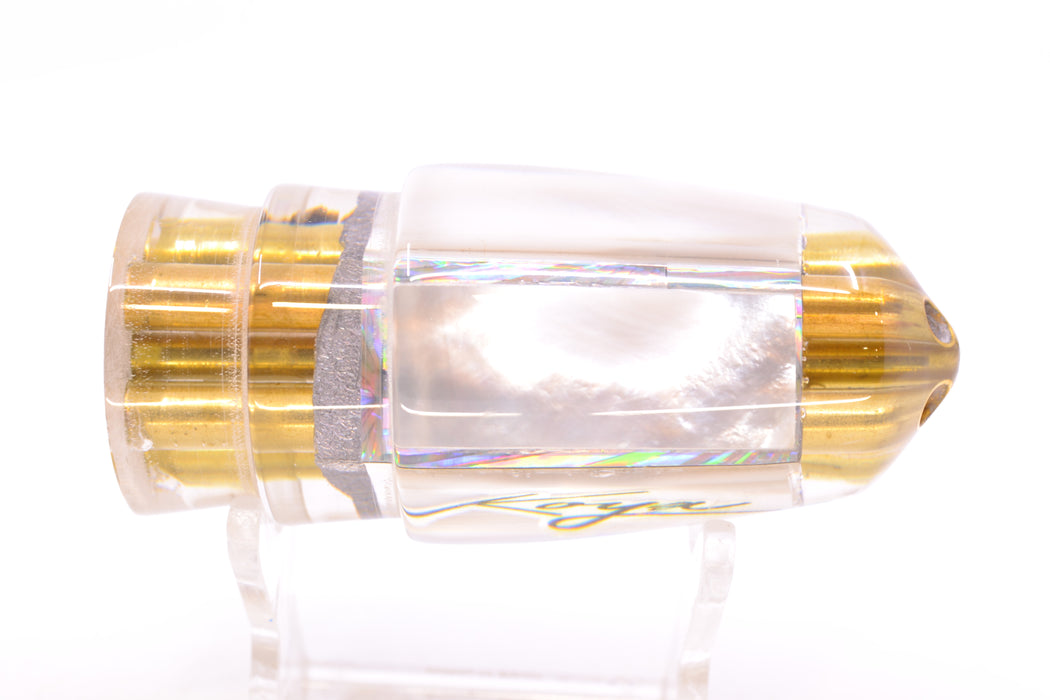 Koya Lures White MOP 4-Hole Bullet 9"+ 6oz