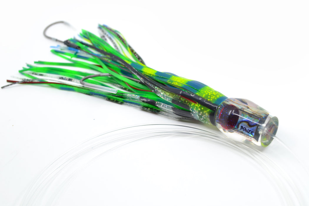 Bonze Lures Paua Shell Red Eyes #1 Outlaw 7" 3oz Pre-Rigged