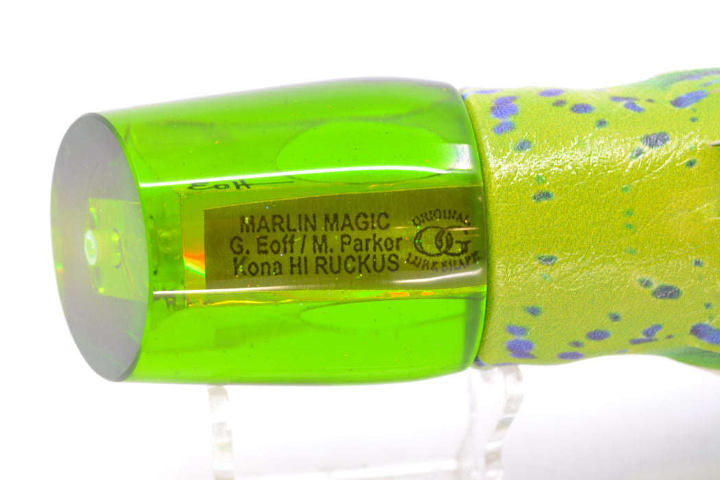 Marlin Magic Green Awabi Taxi Eyes Ruckus 12" 9oz ALV Vinyl Green Mahi