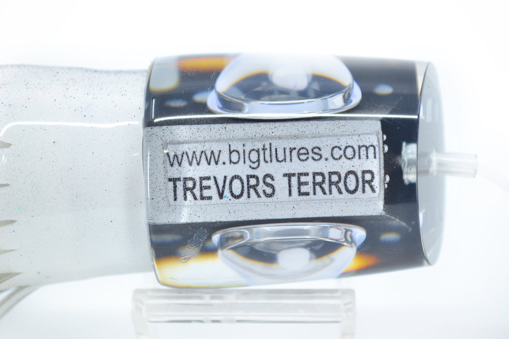 Big T Lures Black-White Dots Trevor's Terror 14" 10.5oz Skirted Black-White Dots-White