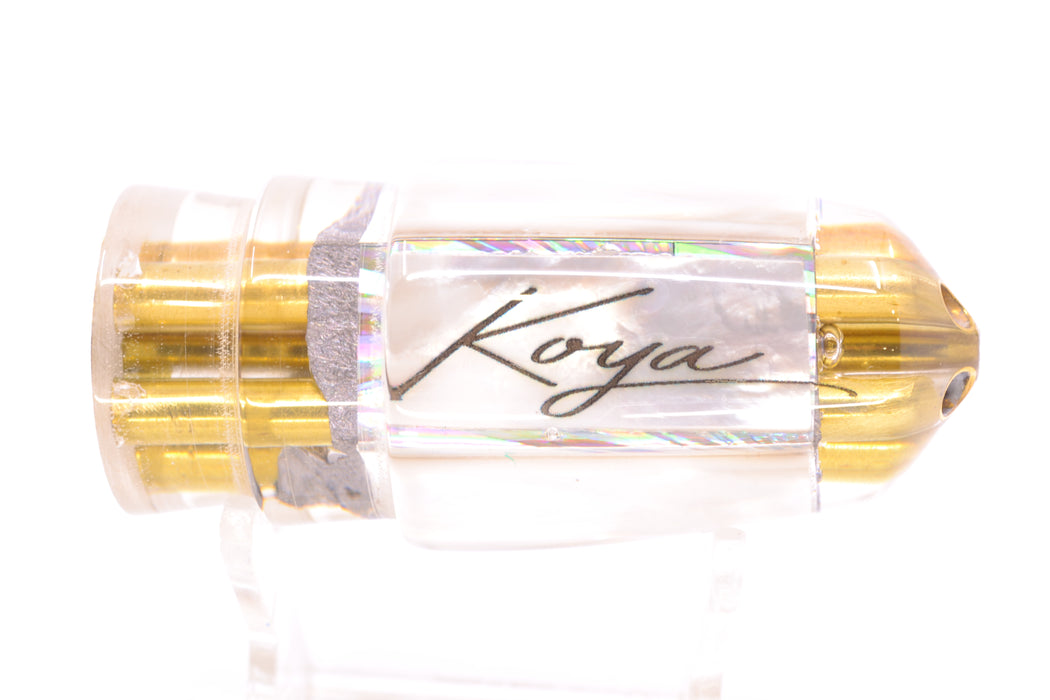 Koya Lures White MOP 4-Hole Bullet 9"+ 6oz