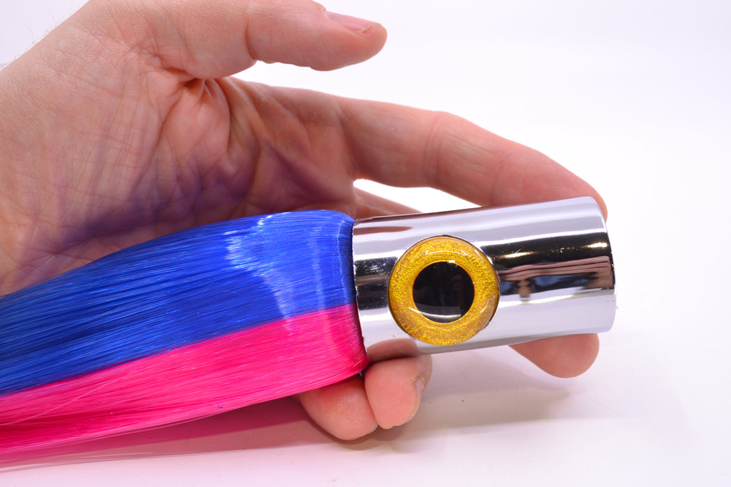 Iland Lures Blue-Pink Hair Chrome Head Iland Express 10.5" 3oz EX220-BL/PK