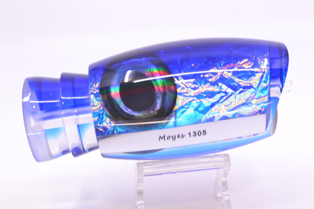 Moyes Lures Blue-Pink Dichro Blue Back Taxi Eyes 1305 16" 12oz