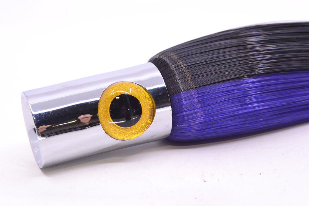 Iland Lures Black-Purple Hair Chrome Head Iland Express 10.5" 3oz EX220-BK/PL