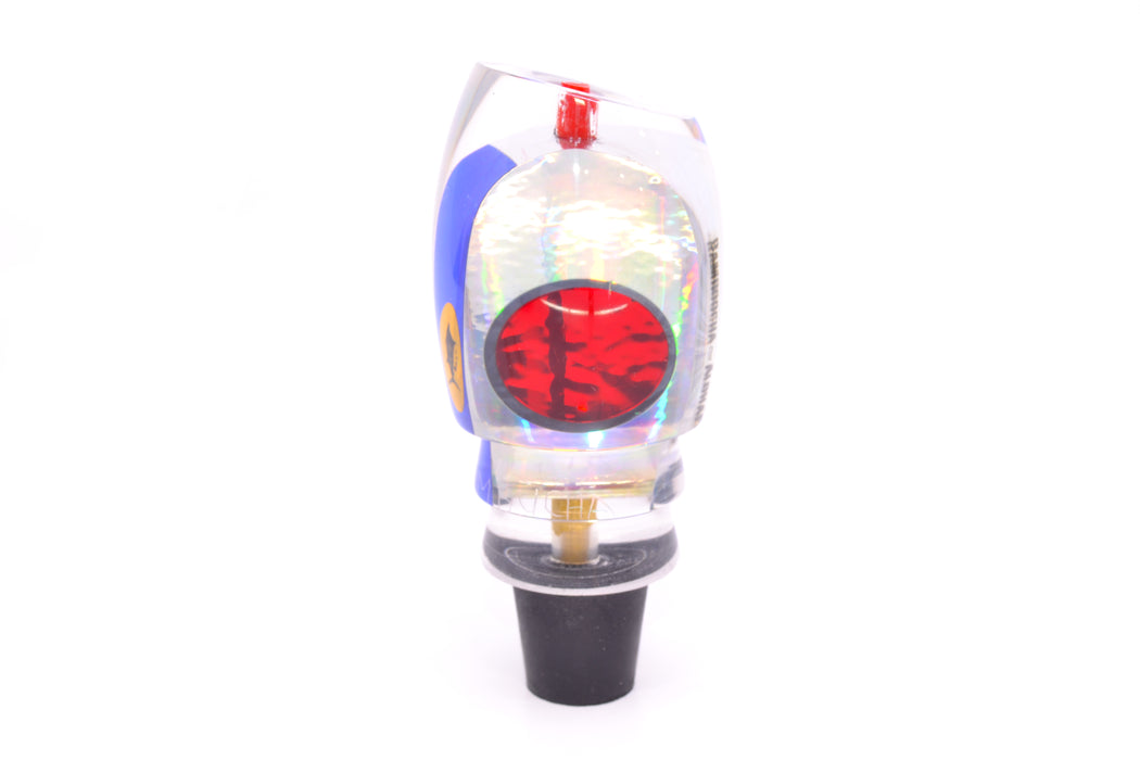 Aloha Lures Silver Rainbow Blue Back Red Eyes Bamboocha 12" 6.7oz