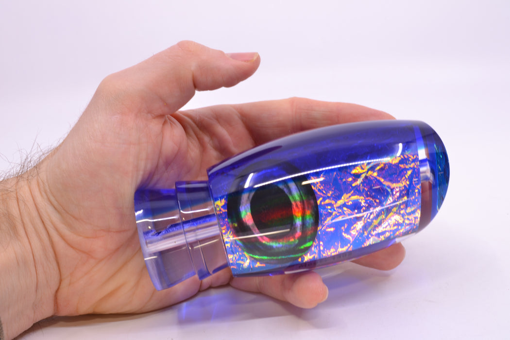 Moyes Lures Blue-Pink Dichro Blue Back Taxi Eyes 1305 16" 12oz