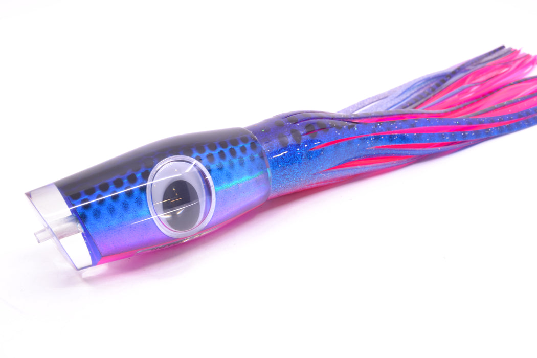 Big T Lures Blue-Purple-Pink Pearl Black Dotted Back Leopard 12" 10.7oz Skirted GZE