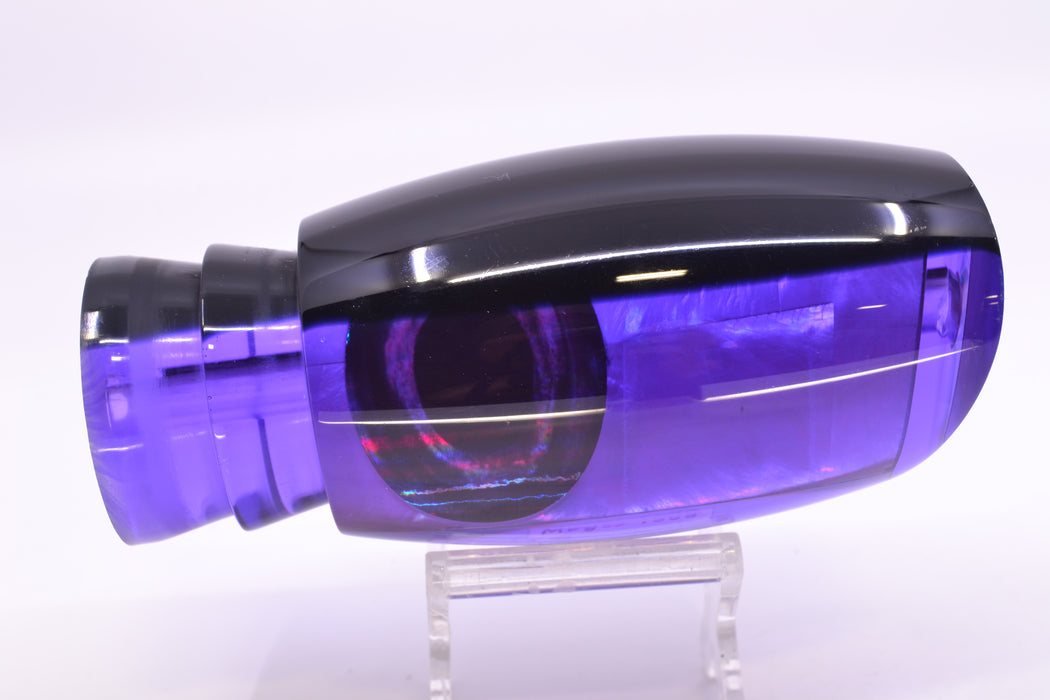 Moyes Lures Purple MOP Black Back Taxi Eyes 1305 16" 12oz