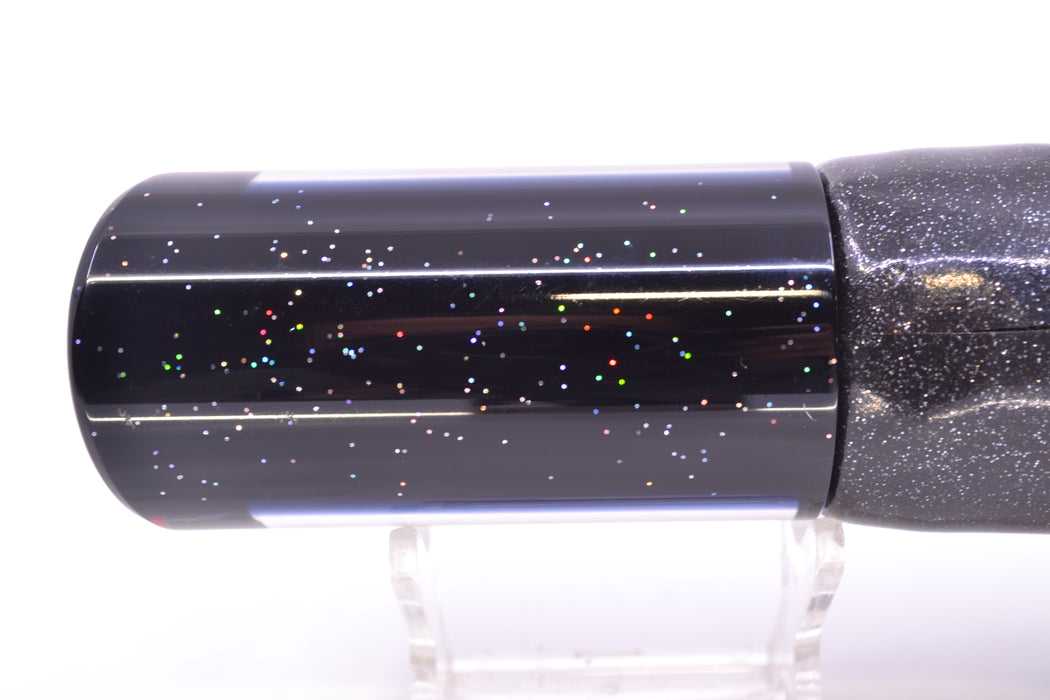 TANTRUM Lures Abalone Shell Black Back Large Tube 12" 7.3oz Vinyl Black