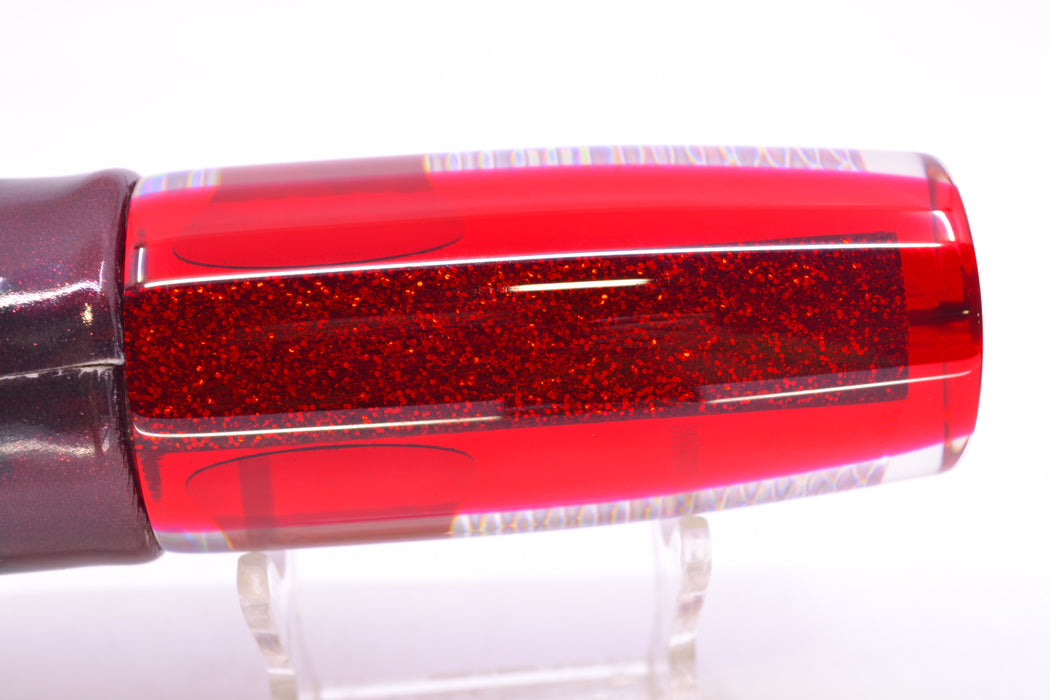 Koya Lures Rainbow Scale Red Back Red Eyes Hard Head 12" 7oz FT Vinyl