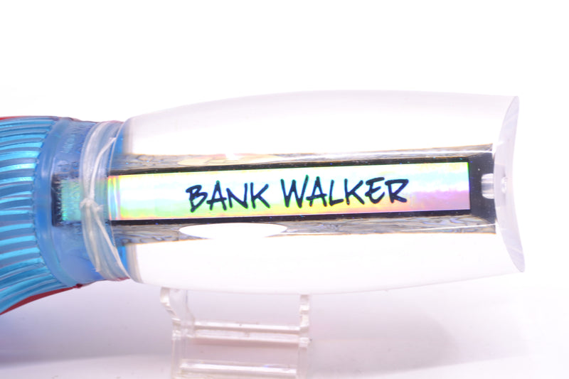 Bonze Lures/Grander Marlin Tackle Bankwalker + D-Flap Teaser Combo Blue-Red-Ice Blue