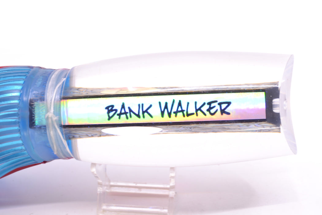 Bonze Lures/Grander Marlin Tackle Bankwalker + D-Flap Teaser Combo Blue-Red-Ice Blue