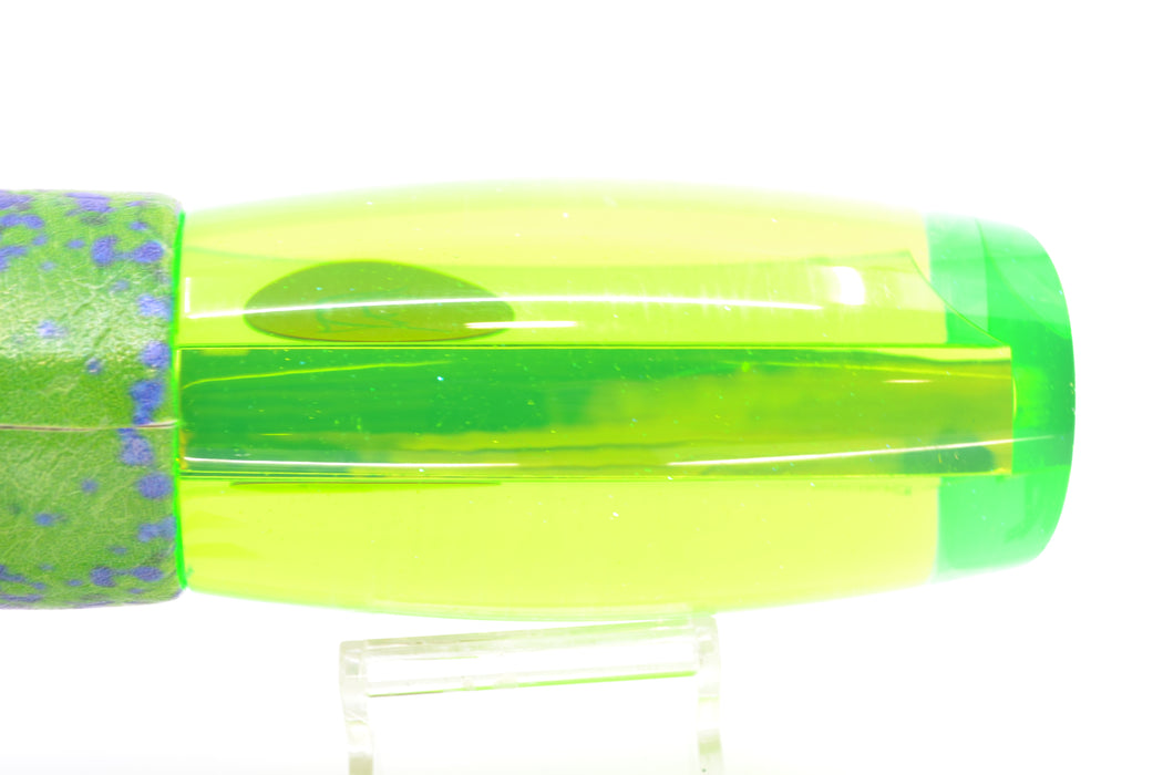 Bonze Lures Chartreuse Mirrored Red Eyes Violator 14" 14.6oz ALV Vinyl Green Mahi