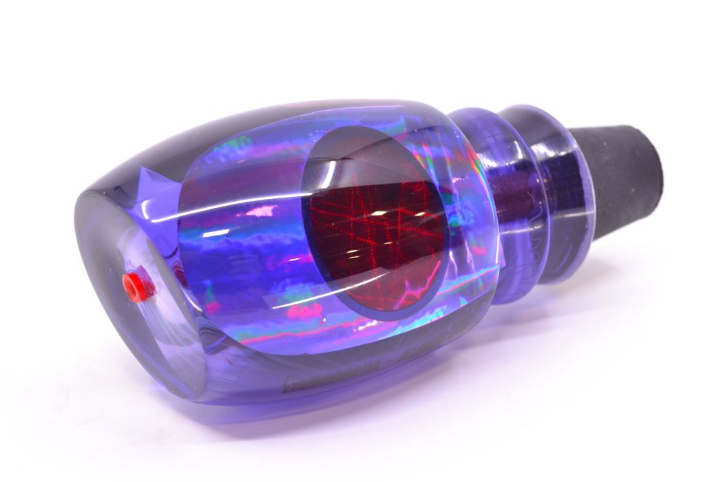 Aloha Lures Purple Rainbow Black Back Red Eyes Bamboocha 12" 6.7oz