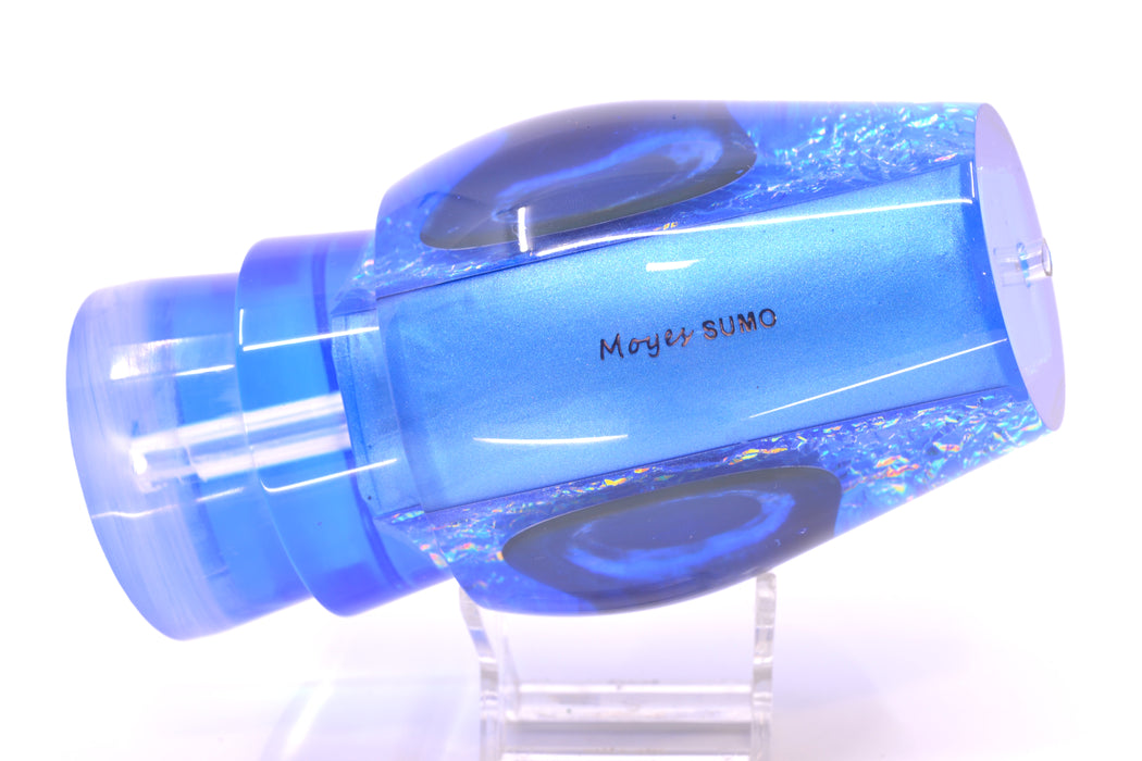 Moyes Lures Blue-Pink Dichro Blue Back Taxi Eyes Sumo Teaser 22oz GZE