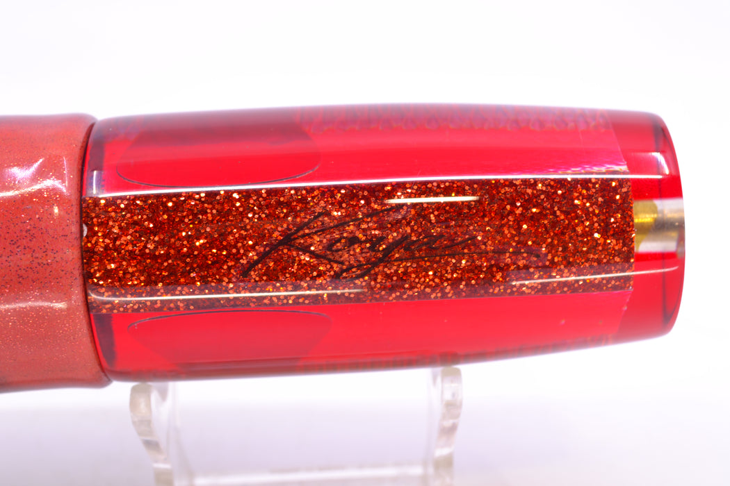 Koya Lures Rainbow Scale Red Back Red Eyes Hard Head 12" 7oz FT Vinyl