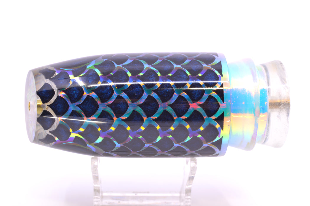 Joe Yee by KEGZ-Niiyama Collab Ice Rainbow Black Scales Super Plunger 14" 7.2oz GZE