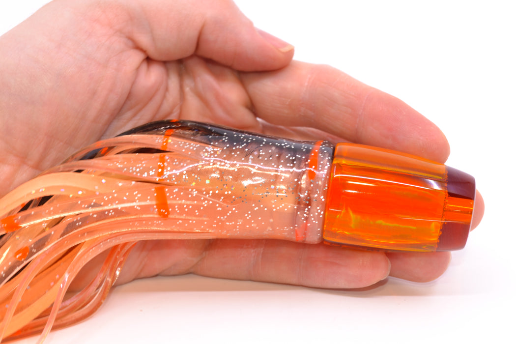 Koya Lures Root Beer-Amber Rainbow JP 511 9" 4oz Skirted Kajiki GZE