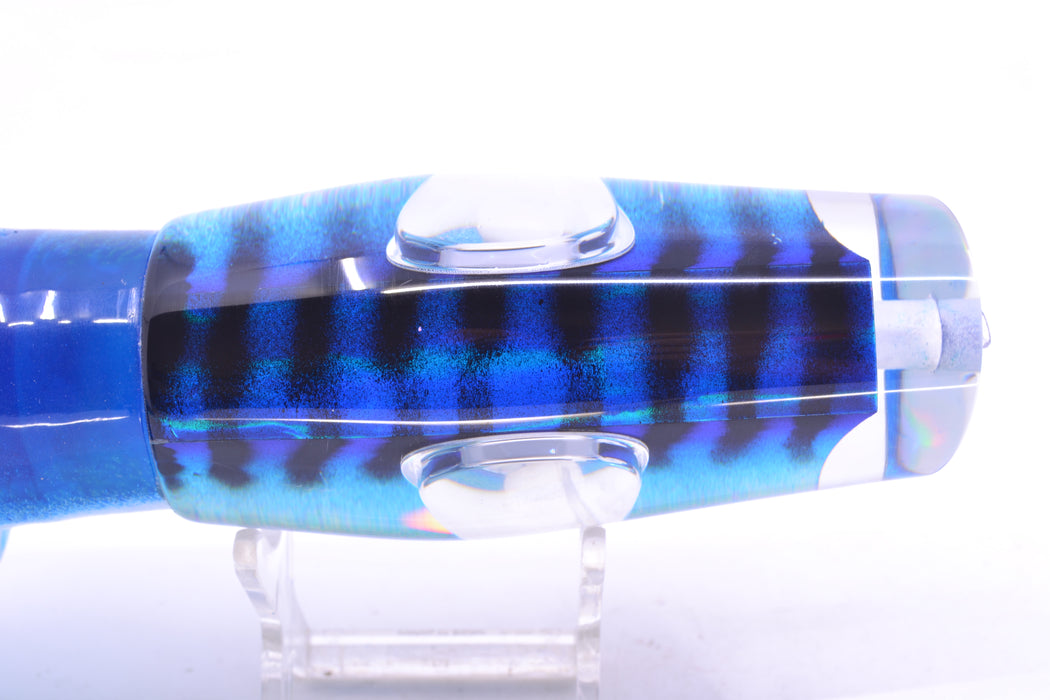 Big T Lures Blue-Silver Rainbow Mackerel Leopard 12" 10.7oz Skirted Blue-White GZE