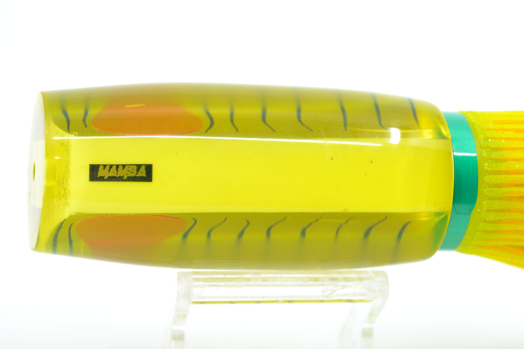 Amaral Lures Yellow Chrome-Mirrored Chartreuse Back Mamba 15" 9oz