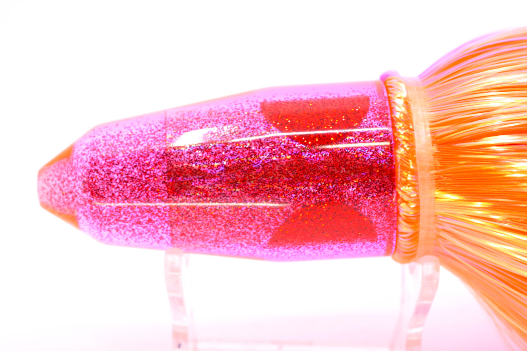 TANTRUM Lures Pink Rainbow Red Back Medium Bullet 9" 7oz Strobez Orange-Pink GZE