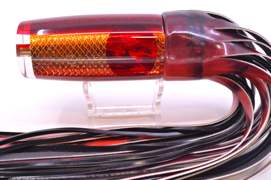 Koya Lures Rainbow Scale Red Back Red Eyes Hard Head 12" 7oz FT Vinyl
