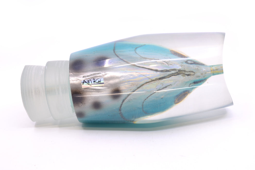 Ali'i Kai Lures Bonito Black-Turquoise-Silver Fish Head #1 Torta Teaser 28.5oz