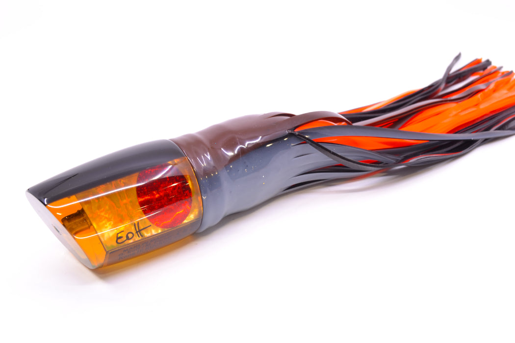 Marlin Magic Amber Awabi Black Back Red Eyes Ruckus 12" 11oz Skirted Root Beer-Petrolero