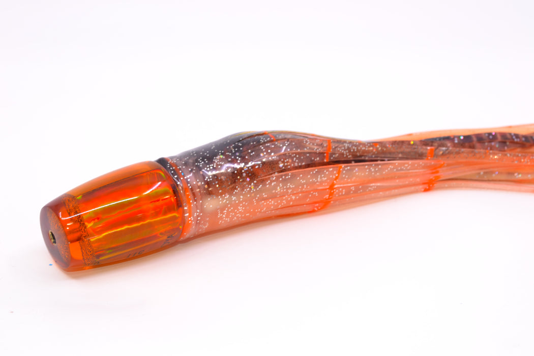 Koya Lures Root Beer-Amber Rainbow JP 511 9" 4oz Skirted Kajiki GZE