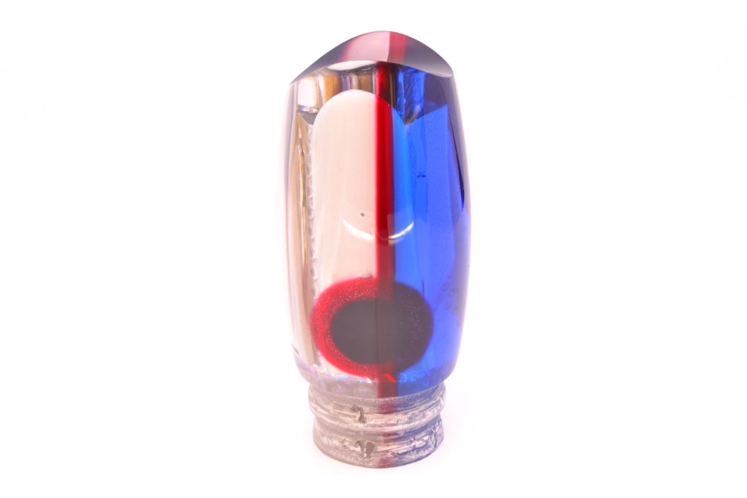 Coggin Lures Real Shell over Silver Scale Blue-Red Back Tado Mauna Kea Scoop 14" 10oz
