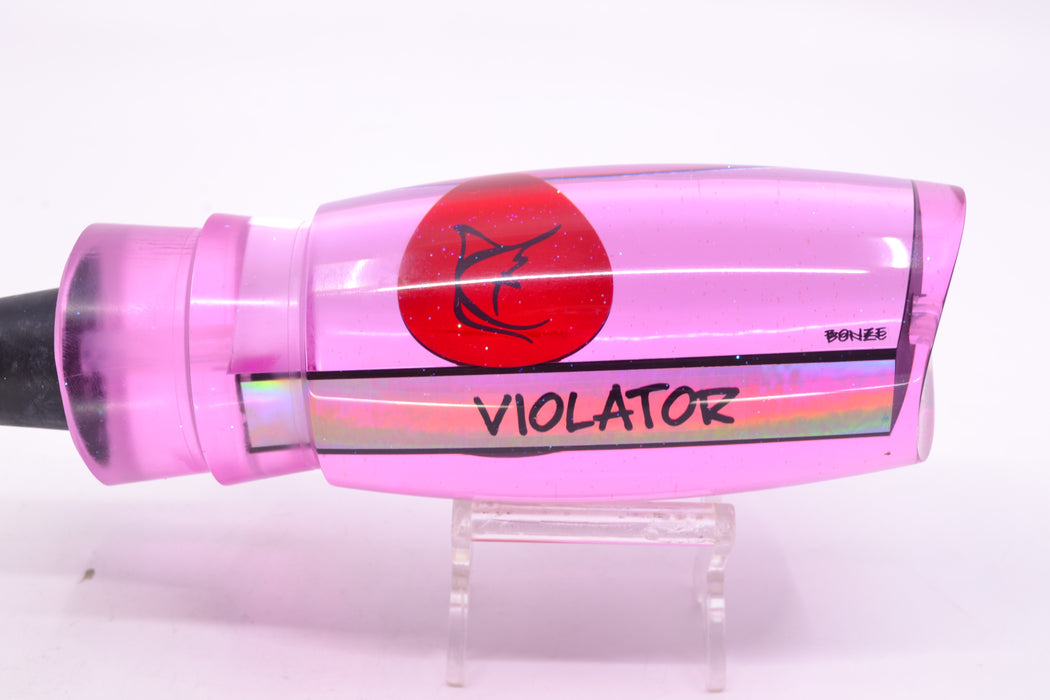 Bonze Lures Pink Mirrored Red Eyes Violator 14" 12.5oz